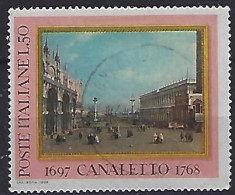 Italy 1968  Antonio Canal, Genannt Canaletto (o) Mi.1281 - 1961-70: Oblitérés