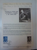 Ministère Des Postes Journée Du Timbre Diderot 1984 - Documenti Della Posta