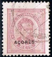 Açores, 1884/7, # 54 Dent. 11 3/4x12, Used - Azores
