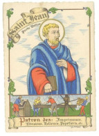 Cpsm Barre Dayez - Les Saints Patrons - Saint Jean ( Libraires, Relieurs, Papetiers  ..) - 1900-1949
