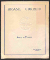 Oltremare - Brasile - Saggi - 1945 - Vittoria Alleata (671/675) Serie Completa In Folder Ufficiale Con Dedica Nel Giorno - Autres & Non Classés