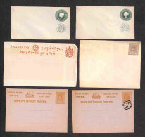 Oltremare - India - Jhind + Holkar + Bamra + Puttialla + Nabha - Tredici Cartoline E Buste Postali Nuove - Da Esaminare - Other & Unclassified