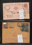 Lotti&Collezioni - Area Italiana  - REGNO - 1893/1914 - Tondo Riquadrati - Collezione Di Oltre 180 Buste E Cartoline Deg - Autres & Non Classés