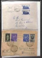 Lotti&Collezioni - Area Italiana  - REPUBBLICA - 1946/1960 - Lotto Di Oltre 60 Buste E Cartoline Del Periodo Ruota Con I - Autres & Non Classés