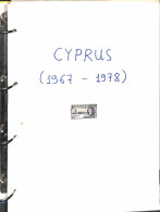 Lotti&Collezioni - Europa&Oltremare - CIPRO - 1967/1978 - Collezione Di Oltre 250 Valori Nuovi Applicati Con Linguella S - Autres & Non Classés