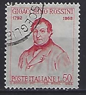 Italy 1968  Gioacchino Antonio Rossini (o) Mi.1282 - 1961-70: Usados