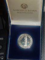 JUGOSLAVIA - 50000  DINARI  ARGENTO 925 PROOF. 1989 SUMMIT PAESI NON ALLINEATI - Yougoslavie