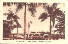 SAIGON - Jardin Botanique - Pont Sur L'Avalanche - Viêt-Nam