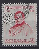 Italy 1968  Gioacchino Antonio Rossini (o) Mi.1282 - 1961-70: Oblitérés