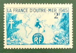 1945 FRANCE N 741 LA FRANCE D’OUTRE-MER - NEUF** - Neufs