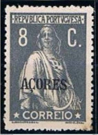 Açores, 1912/3, # 157 Dent. 15x14, MH - Açores