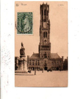 BELGIQUE TP ORVAL SUR CARTE DE BRUGGE POUR LA FRANCE 1929 - Cartas & Documentos