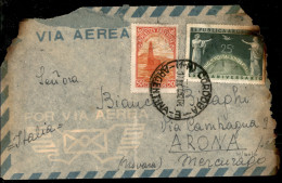 Delcampe - Aerogrammi - Repubblica - 1949 - Crash Flight - Aerogramma Da Cordoba (Argentina) Ad Arona Del 17.12.49 Inoltrato In Bus - Andere & Zonder Classificatie