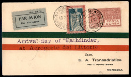 Primi Voli - Italia - 1929 (10 Luglio) - Pathfinder - Aerogramma Del Volo Roma Venezia - Other & Unclassified