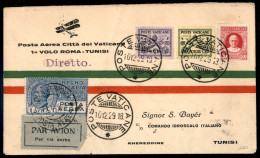 Primi Voli - Italia - 1929 (10 Dicembre) - Aerogramma Primo Volo Roma Tunisi - Longhi 2012 - Other & Unclassified