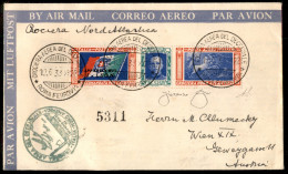Primi Voli - Italia - 1933 (1/15 Luglio) - Crociera Aerea Del Decennale - Longhi 2853 - Aerogramma Raccomandato Espresso - Other & Unclassified