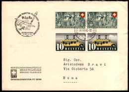 Posta Razzo - Svizzera - 1946 (28 Settembre) - Pi Lu Ra Dubendorf - Posta Razzo - Annullòo Speciale Su Busta Da Schweize - Other & Unclassified