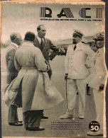 Posta Aerea - Documenti - RACI - 16 Maggio 1935 - Intero Giornale Con Copertina Fotografica Raffigurante Balbo Nell'auto - Autres & Non Classés