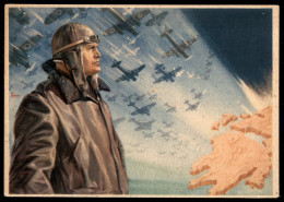 Posta Aerea - Documenti - Mussolini Aviatore - Cartolina Dell'Arma Aeronautica N. 006 Illustrata Da Bartoli - Nuova - Other & Unclassified