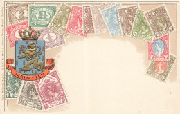 MIKIBP8-053- PAYS BAS CARTE PHILATELIQUE TIMBRES - Sonstige & Ohne Zuordnung