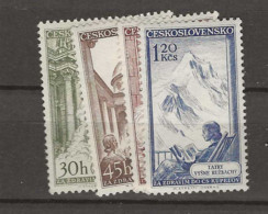 1956 MNH Tschechoslowakei, Mi 958-61 Postfris** - Nuevos