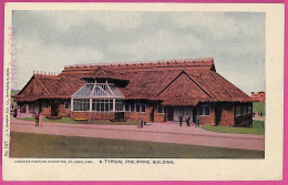 Ag3550 -  PHILIPPINES - VINTAGE POSTCARD  - A Typical Philippine Building - Filippine