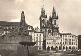 TCHEQUIE - Praha - Vue Sur La Place De La Vieille Ville Avec église De Tyn - Vue Générale - Voitures - Carte Postale - Repubblica Ceca