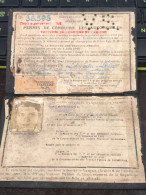 VIET NAM-OLD-ID PASSPORT INDO-CHINA-name-LE VAN LIEN-1946-1pcs Book - Sammlungen