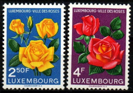 Luxemburg 1956 - Mi.Nr. 549 - 550 - Postfrisch MNH - Blumen Flowers Rosen Flowers - Rosas