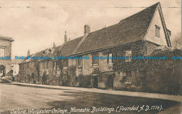 R029128 Oxford. Worcester College. Monastic Buildings. Frith. No 64149. 1914 - Mondo