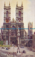 R029652 West Towers. Westminster Abbey. London. Valentine. Art Colour. No A44 - Otros & Sin Clasificación