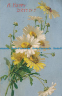R029133 Greeting Postcard. A Happy Birthday. Flowers. Wildt And Kray - Mondo