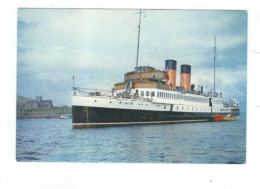 POSTCARD   SHIPPING  FERRY  CALEDONAN MACBRAYNE   RMS KING GEORGE V - Binnenschepen