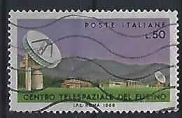 Italy 1968  Satellitenstation Auf Der Piana Del Fucino (o) Mi.1290 - 1961-70: Afgestempeld