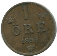 1 ORE 1899 SUÈDE SWEDEN Pièce #AD200.2.F.A - Sweden