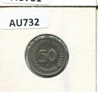 50 PFENNIG 1950 F BRD DEUTSCHLAND Münze GERMANY #AU732.D.A - 50 Pfennig