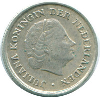 1/10 GULDEN 1966 ANTILLAS NEERLANDESAS PLATA Colonial Moneda #NL12656.3.E.A - Antilles Néerlandaises