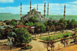 TURQUIE - Instanbul Ve Saherserleri - Vue Sur La Mosquée Bleue Et La Fontaine Guillaume I I - Animé - Carte Postale - Turkey