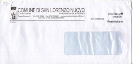 Stemma Comune Di San Lorenzo Nuovo (Provincia Di Viterbo) Su Busta Tipo 2 Anno 2009 - Briefe U. Dokumente