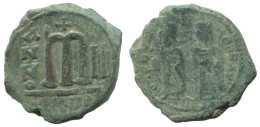 PHOCAS FOLLIS Authentique ORIGINAL Antique BYZANTIN Pièce 9.6g/29mm #AA526.19.F.A - Bizantine