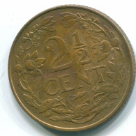 2 1/2 CENT 1965 CURACAO NÉERLANDAIS NETHERLANDS Bronze Colonial Pièce #S10204.F.A - Curacao