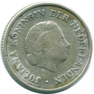 1/4 GULDEN 1962 ANTILLAS NEERLANDESAS PLATA Colonial Moneda #NL11145.4.E.A - Niederländische Antillen