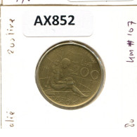 200 LIRE 1980 ITALIA ITALY Moneda #AX852.E.A - 200 Liras