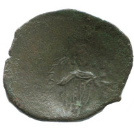 Auténtico Original Antiguo BYZANTINE IMPERIO Trachy Moneda 1.4g/21mm #AG655.4.E.A - Byzantium