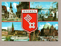 001} BRD - Hamburg - 19 Ungelaufene  Karten (alle Im Bild) - Hafen, Schiffe, Rathaus, Dom,Börse - Bremen