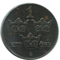 1 ORE 1946 SCHWEDEN SWEDEN Münze #AD290.2.D.A - Zweden