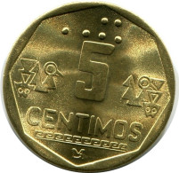 5 CENTIMOS 1998 PERUANO PERU UNC Moneda #M10050.E.A - Perú