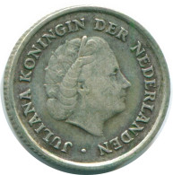 1/10 GULDEN 1960 ANTILLAS NEERLANDESAS PLATA Colonial Moneda #NL12328.3.E.A - Antille Olandesi