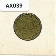 20 CENTIMES 1963 FRANCE Coin #AX039.U.A - 20 Centimes