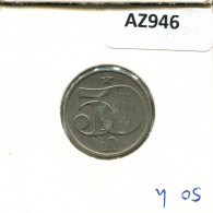 50 HALERU 1985 CZECHOSLOVAKIA Coin #AZ946.U.A - Cecoslovacchia